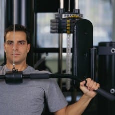 Man Lifting Weights