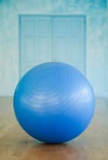 Swiss ball closeup