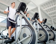 People at the gym