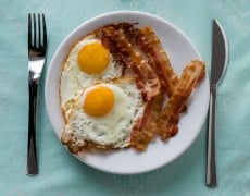 bacon and eggs