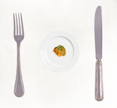 Diet concept photo: Stop Eating!