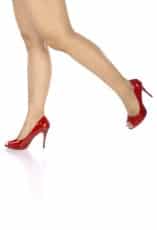 Wearing Red Shoes