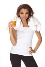 woman drinking energy-drink