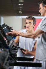 Man Asking About Machines In Gym