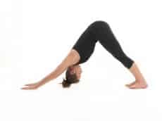 stretching yoga posture