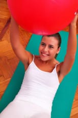 physiotherapy exercises with bobath ball fitball