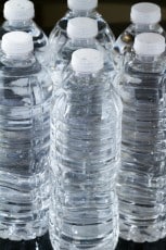 Bottles of water
