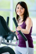 gym woman exercising