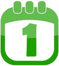 Icon 1 April Calendar