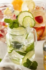 Healthy Spa Water with Fruit