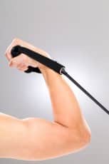 Biceps using resistance band