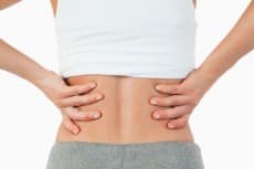 Close up of female hands on hip