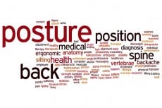 Posture word cloud