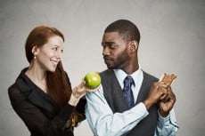 Human cravings for sweet food
