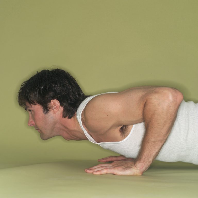 Man Doing Pushups