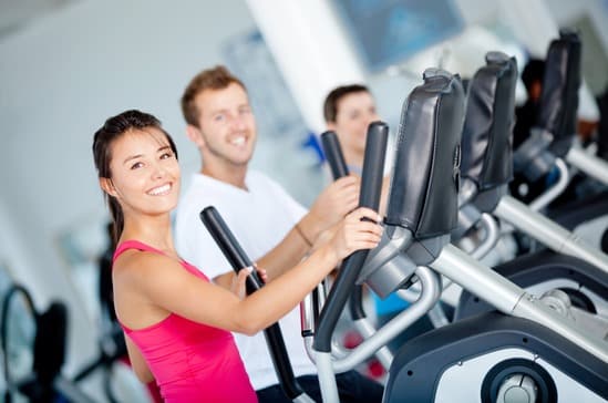 People at the gym