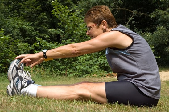 Stretching Woman