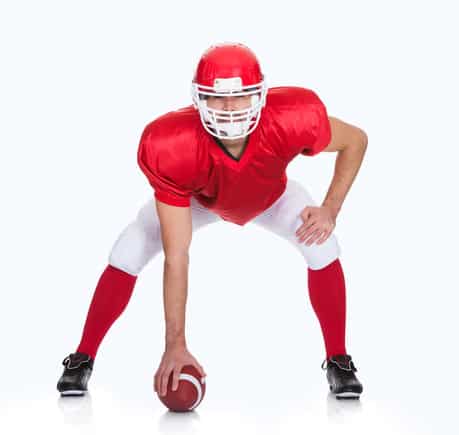 Portrait of American Football player