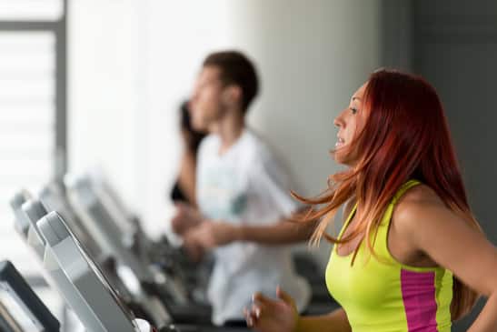 On the treadmill