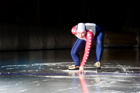 Speed skating start